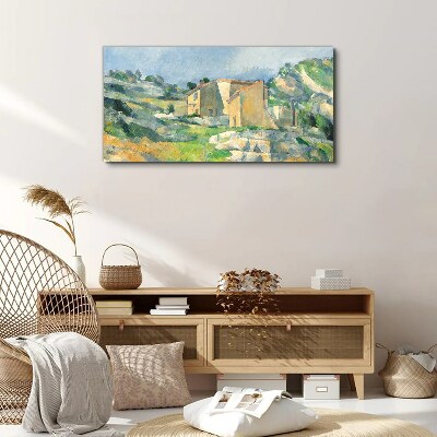 Tablou canvas Case pe deal