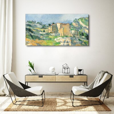 Tablou canvas Case pe deal