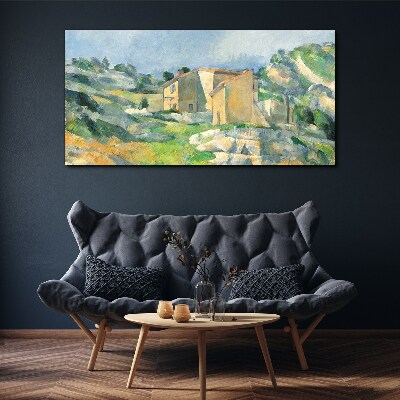 Tablou canvas Case pe deal