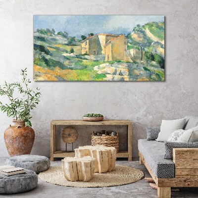 Tablou canvas Case pe deal
