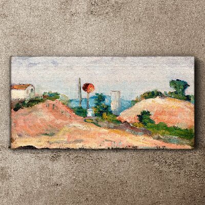 Tablou canvas Căi ferate tăiate Cézanne