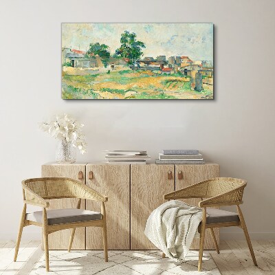 Tablou canvas Peisajul Parisului Cézanne