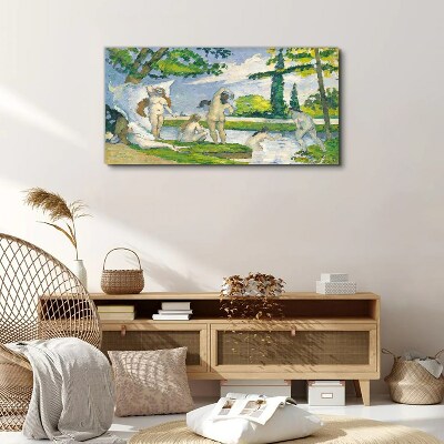 Tablou canvas După-amiază de vară pe râu
