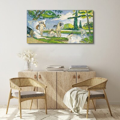 Tablou canvas După-amiază de vară pe râu