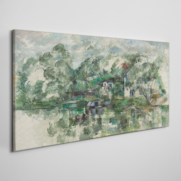 Tablou canvas Un peisaj liniștit lângă apă