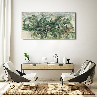 Tablou canvas La Waters Edge Cézanne
