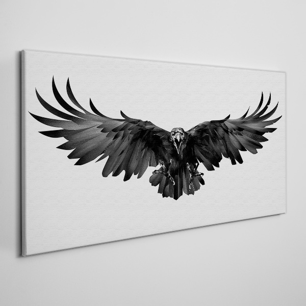 Tablou canvas Vulturul Negru în zbor