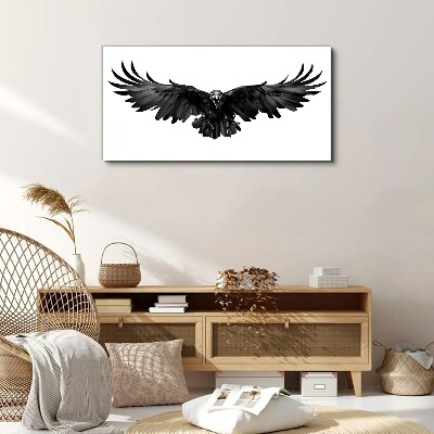 Tablou canvas Vulturul Negru în zbor