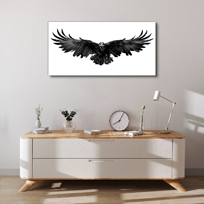 Tablou canvas Vulturul Negru în zbor