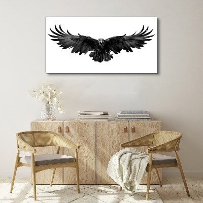 Tablou canvas Vulturul Negru în zbor