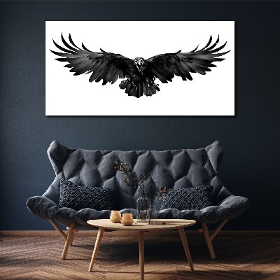 Tablou canvas Vulturul Negru în zbor