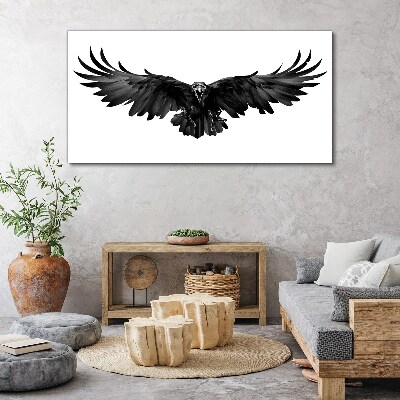 Tablou canvas Vulturul Negru în zbor