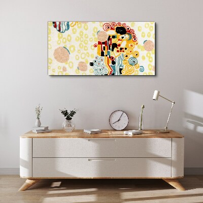 Tablou canvas Cercuri și figuri colorate