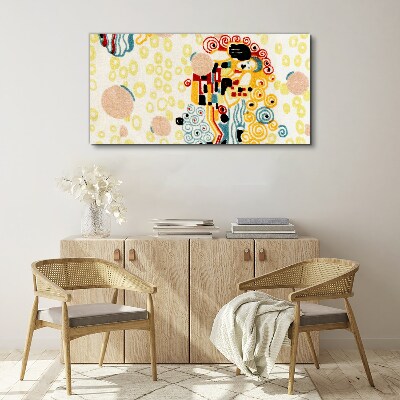 Tablou canvas Cercuri și figuri colorate