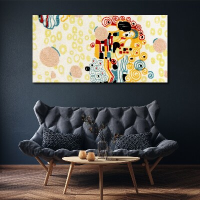 Tablou canvas Cercuri și figuri colorate