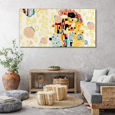 Tablou canvas Cercuri și figuri colorate