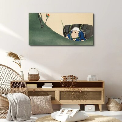 Tablou canvas Pierdut în verde