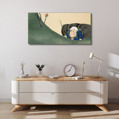 Tablou canvas Pierdut în verde