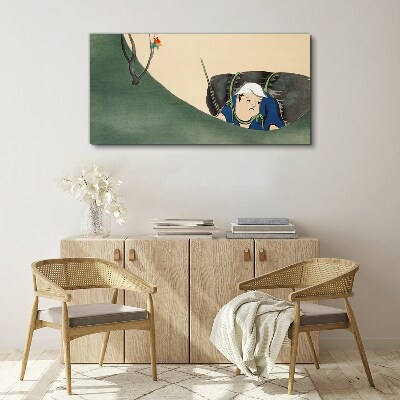 Tablou canvas Pierdut în verde
