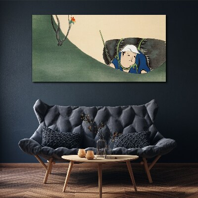 Tablou canvas Pierdut în verde