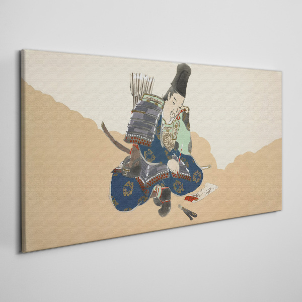 Tablou canvas Artist care scrie în costum tradițional