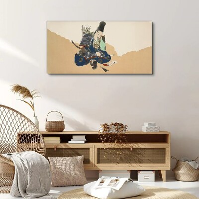 Tablou canvas Artist care scrie în costum tradițional