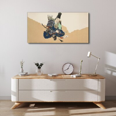 Tablou canvas Artist care scrie în costum tradițional