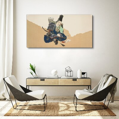 Tablou canvas Artist care scrie în costum tradițional