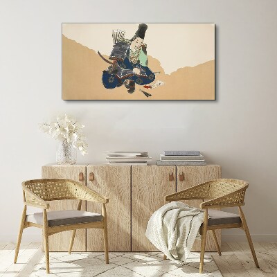 Tablou canvas Artist care scrie în costum tradițional