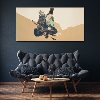 Tablou canvas Artist care scrie în costum tradițional