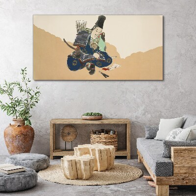 Tablou canvas Artist care scrie în costum tradițional