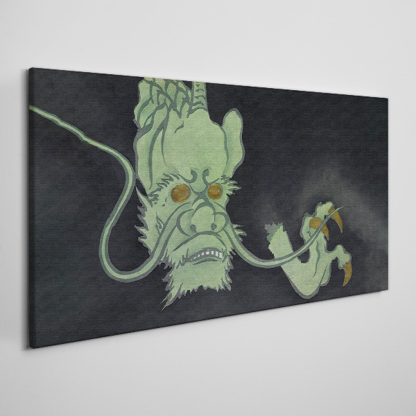 Tablou canvas Dragon în întuneric