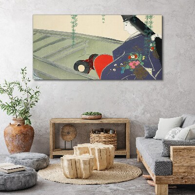 Tablou canvas Kimono pentru femei abstracte