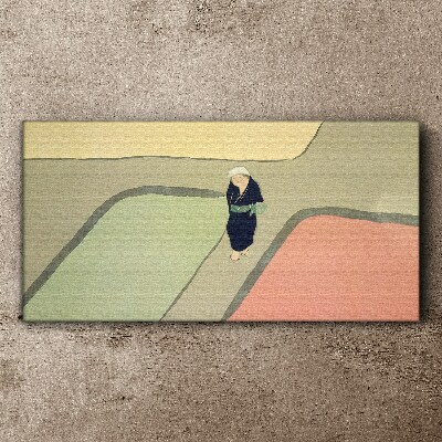 Tablou canvas O plimbare prin intersecția colorată