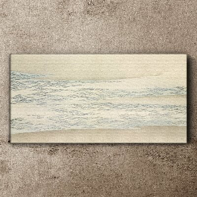 Tablou canvas Valuri pe un fundal calm