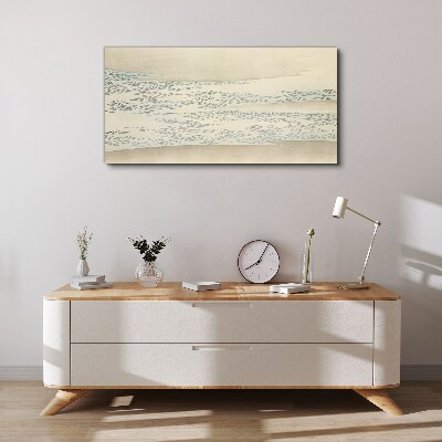 Tablou canvas Valuri pe un fundal calm