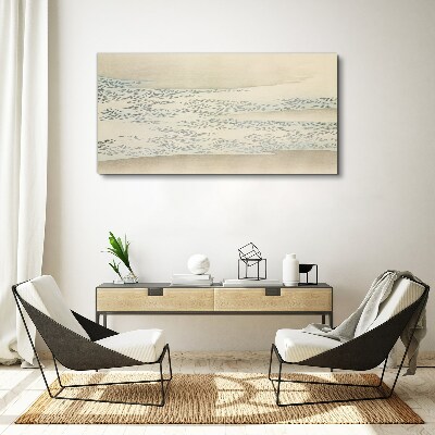 Tablou canvas Valuri pe un fundal calm
