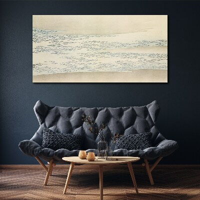 Tablou canvas Valuri pe un fundal calm