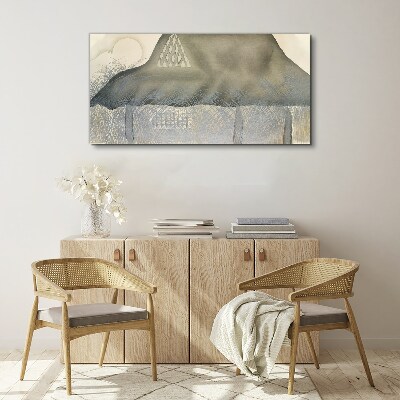 Tablou canvas Abstract House Sun