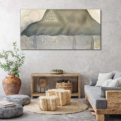 Tablou canvas Abstract House Sun