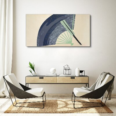 Tablou canvas Val și evantai