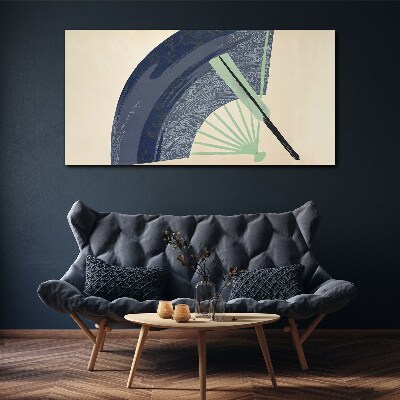 Tablou canvas Val și evantai