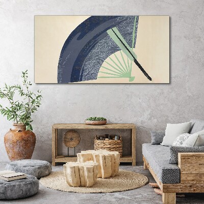Tablou canvas Val și evantai