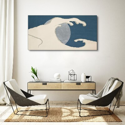 Tablou canvas Val în lumina lunii