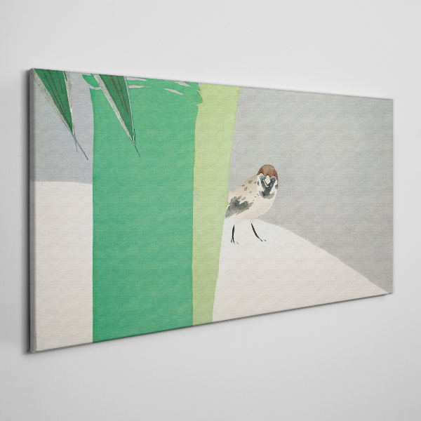Tablou canvas Un prieten înaripat în verde