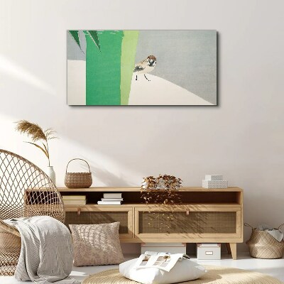 Tablou canvas Un prieten înaripat în verde