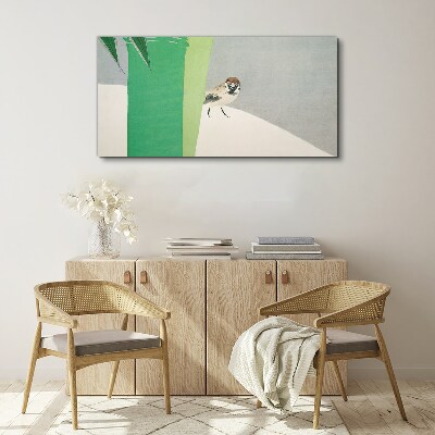 Tablou canvas Un prieten înaripat în verde