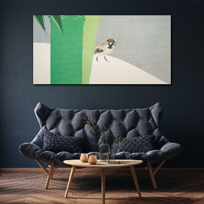 Tablou canvas Un prieten înaripat în verde