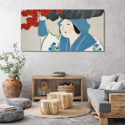 Tablou canvas Frunze de kimono pentru femei