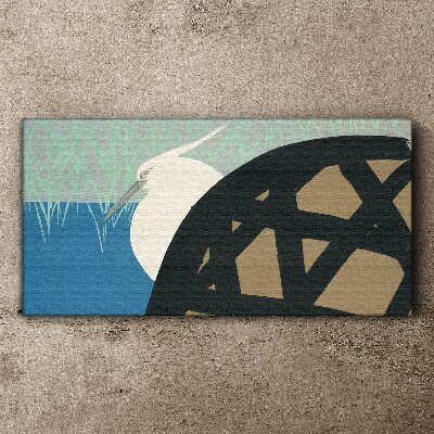 Tablou canvas Pasăre în peisaj